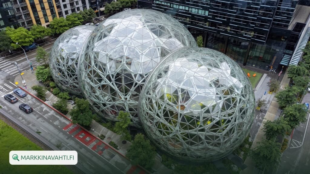 Amazon Spheres -lasvipallot Seattlessa