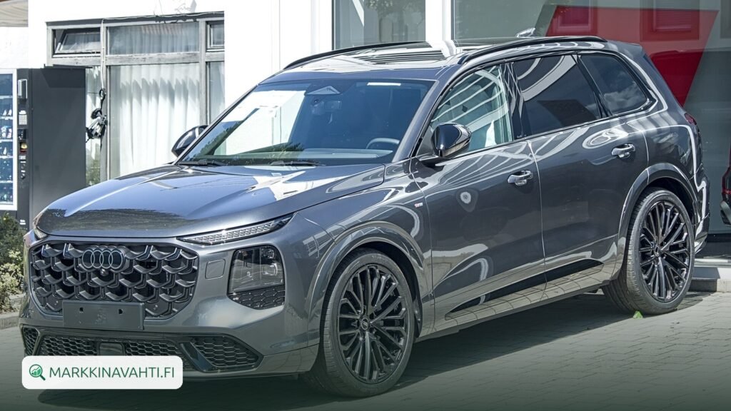 Audi Q7 -katumaasturi pysäköitynä ulos